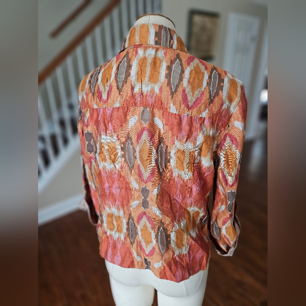 Ruby Rd. Boho Jacket Size 14P - Picture 3 of 4